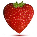 Heart Shaped Strawberry